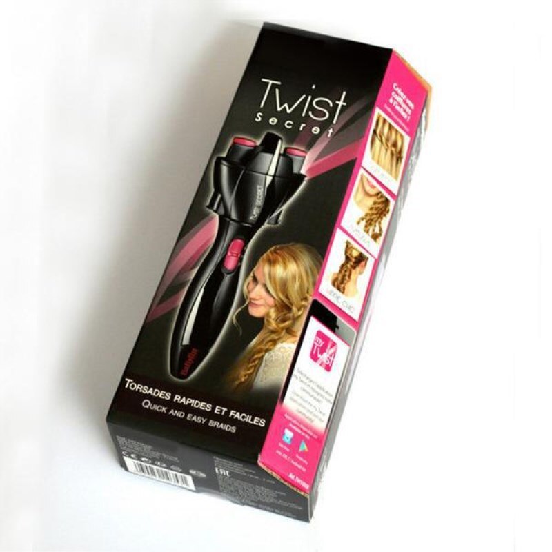 Diy elektrisk to-strenget twist braid maker hår flettemaskine