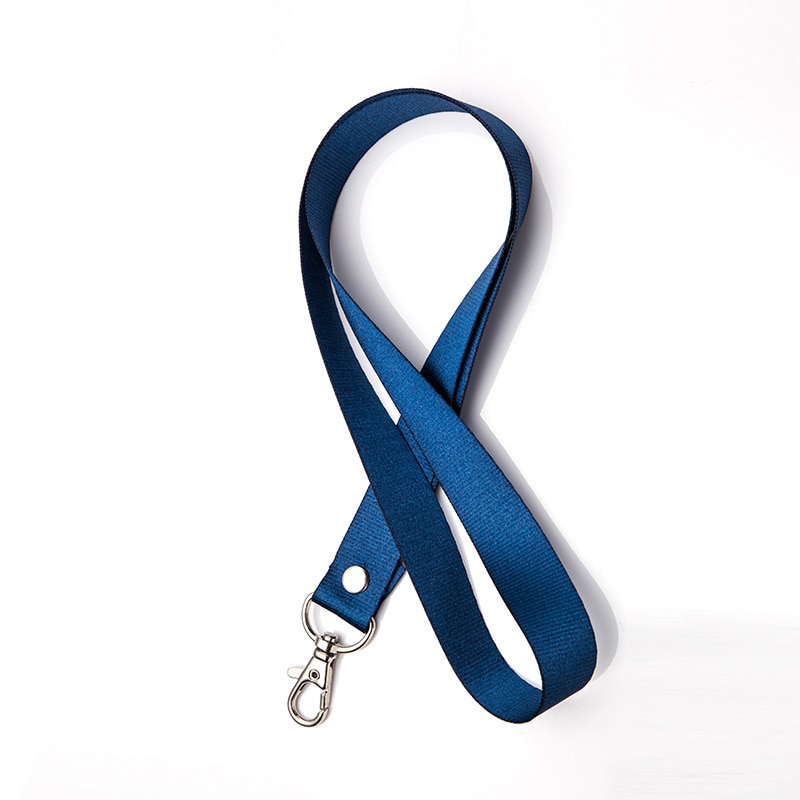 Badge Holder Lanyard 46CM Candy Color Lanyard for Name Tag ID Card Exhibition Card Holder Badge Holder Office and School Supplie