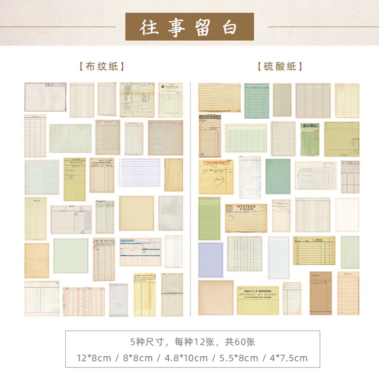 Material de periódico Vintage, papel, organizador de diario, álbumes de recortes, papel de fondo decorativo DIY para manualidades: 5