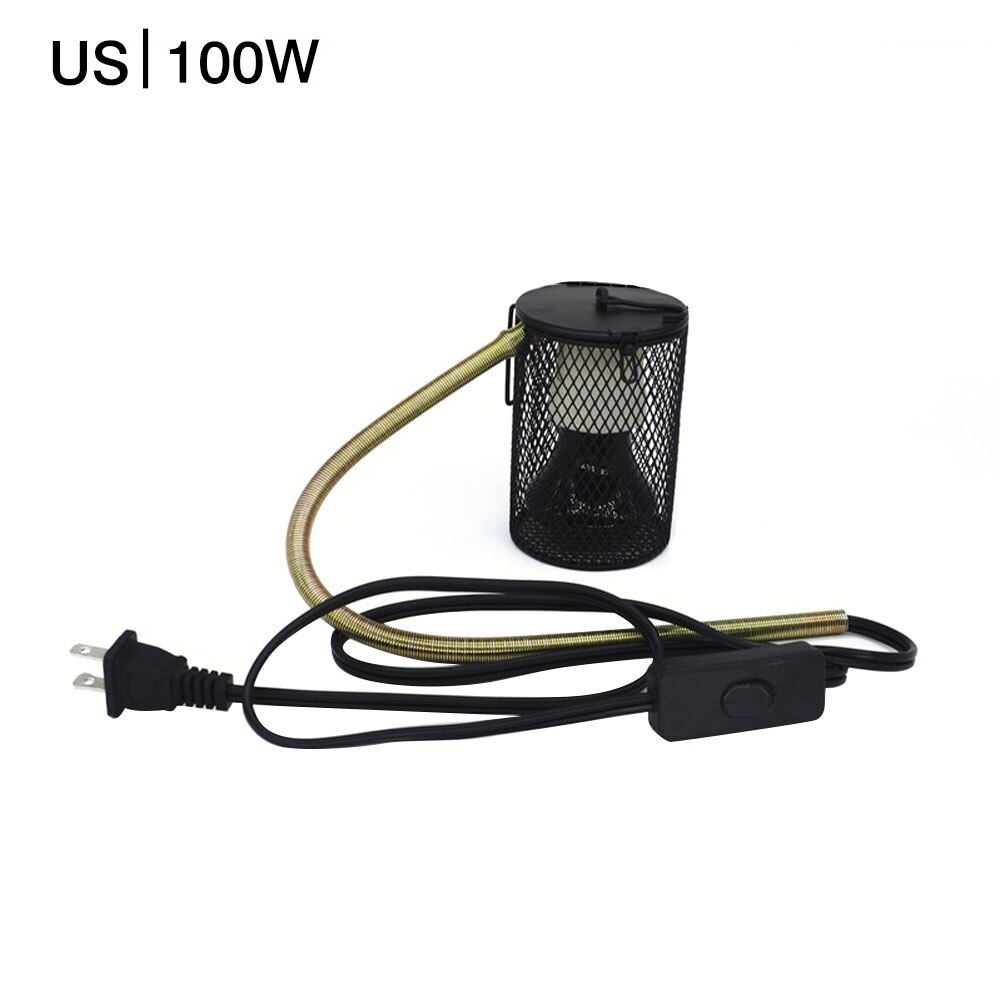 50/100W Haustier Heizung Lampe Haustier KäFeige Wärme Emitter Haustier Koop Heizung Bausatz Haustiere Grübler Wärme Glühbirne für VöGel Hühner Reptilien: uns 100W