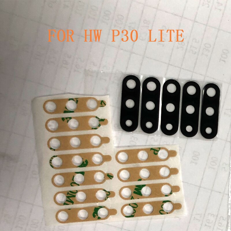 10/30/50/100pz per HUA WEI HW P30 LITE Vetro Obiettivo di Macchina Fotografica con Autoadesivo di Vetro lente di Ricambio per HUAWE I Nova 4e P30 Lite