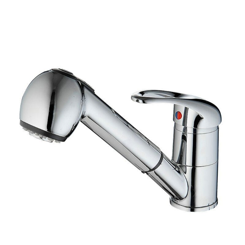 Pull out faucet Polished Bathroom Faucet Basin sink Mixer kitchen faucet chrom