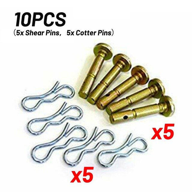 Goupilles de cisaillement pour souffleuse à neige, lot de 10 ou 20 pièces, pour artisan, 714 à 04040: 10 pcs