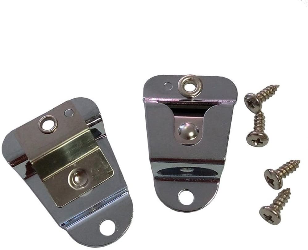 2Pack Microphone Hang Up Clip,Mic Microphone Holder Clip, Screw in for Mobile Two-Way Radios