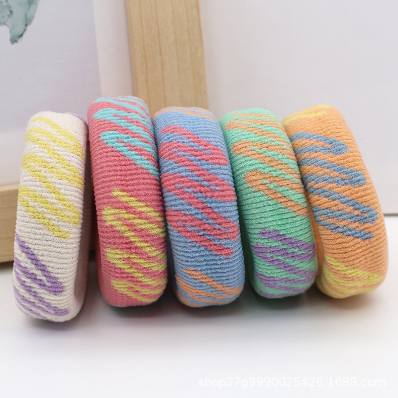 5 uds. De coleteros simples para mujeres y niñas, bandas elásticas de goma para el cabello, accesorios, lazo, Anillo para el cabello, tocado de cuerda, tocados, soporte para cola de caballo: Verde militar