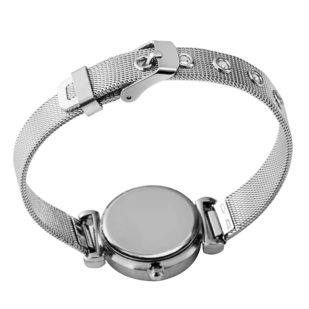 Elegante Vrouwen Armband Horloge Set Zilveren Romen Digitale Wijzerplaat Quartz Horloge Lady Chic Vlinder Hand Ketting Met Ringen Voor vrouw
