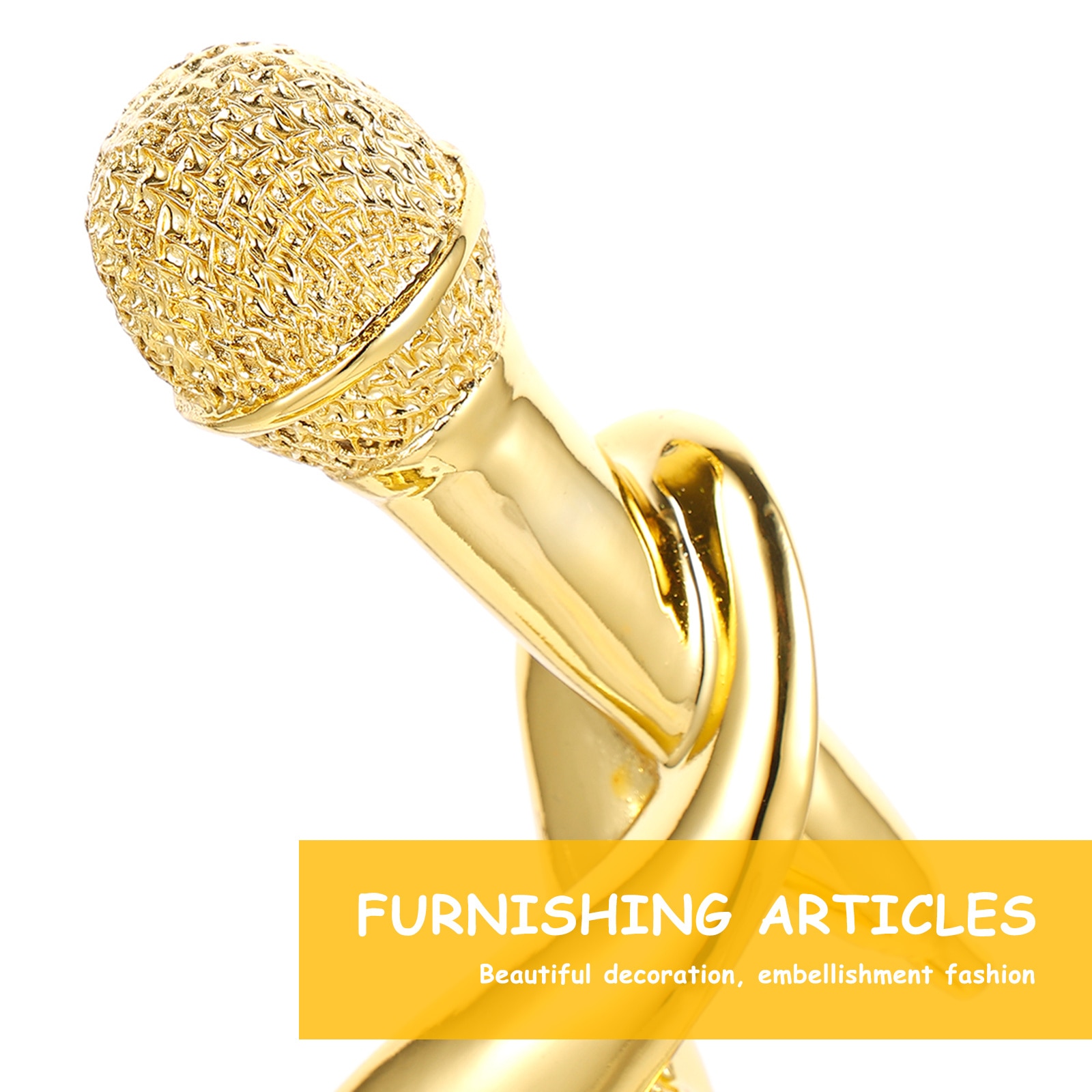 Note Trofee Microfoon Note Trofee Mooie Veilig Duurzaam Licht Decoratieve Trofee Contest Trofee Voor Wedstrijd