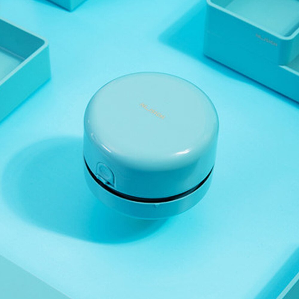 Xiaomi NUSIGN Desk Portable Desktop Cleaner Mini Desk Vacuum Cleaner for School Classroom Office School Supplies For smart life: Blue