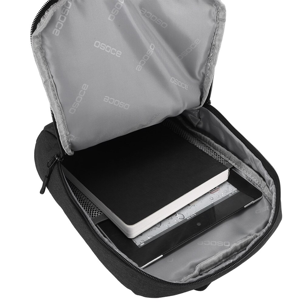 5l waterdichte heren dames casual schoudertas anti-diefstal veiligheidstas borsttas ruime crossbody rugzak sporttas