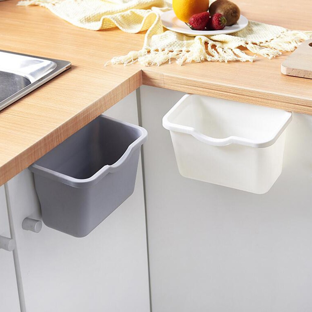 Plastic Mand Wastebaskets Multifunctioneel Opknoping Prullenbak Afvalbakken Deskside Recycling