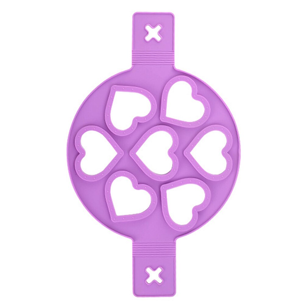 Pancake Maker Nonstick Cooking Tool Egg Ring Maker Egg Silicone Mold Pancake Cheese Egg Cooker Pan Kitchen Baking Accessory: 8