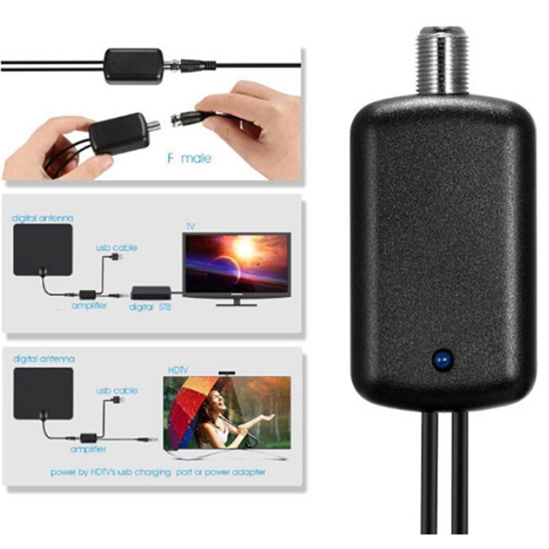 Digitale Hdtv Signaal Versterker Booster Voor Kabel Tv Vos Hd Kanaal 25db