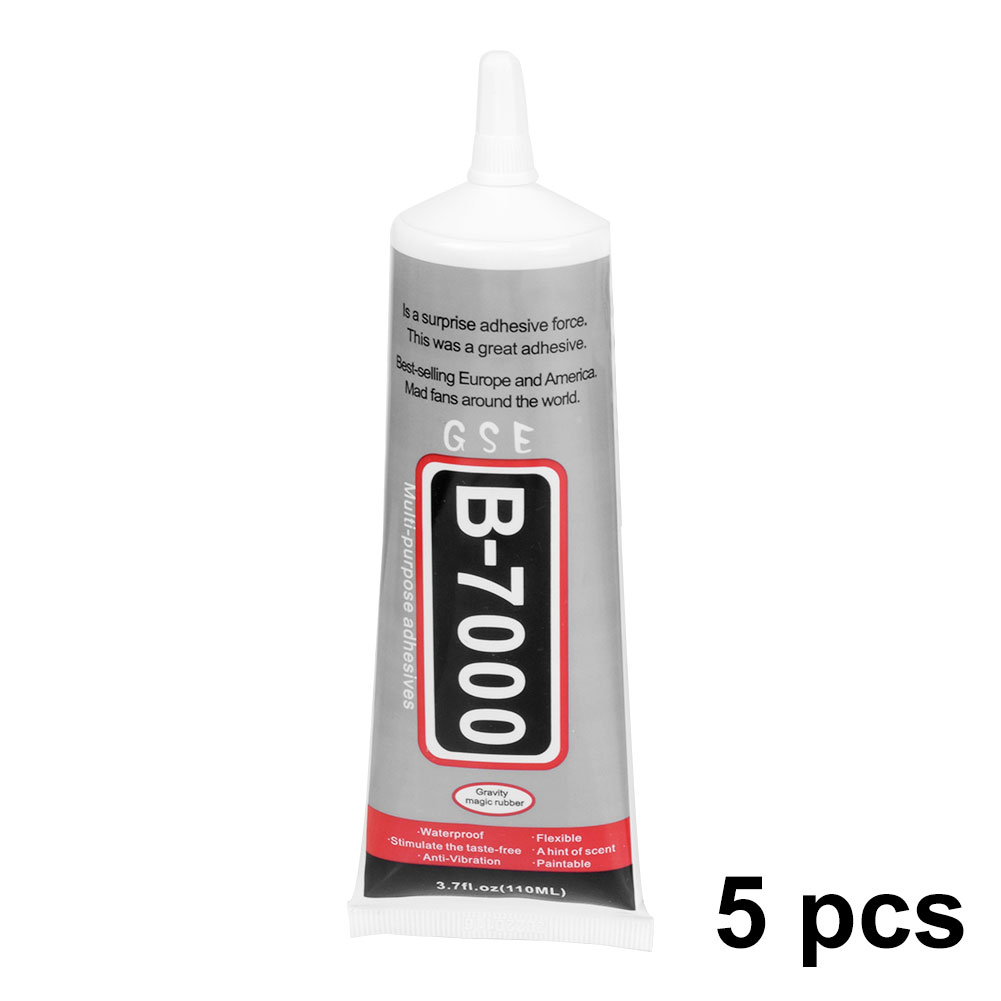 B7000 – colle universelle pour réparation de téléphone, adhésif de précision pour bricolage, 15ML, 25ML, 50ML, 110ML, 2 ou 5 pièces: 5Pcs 110ml