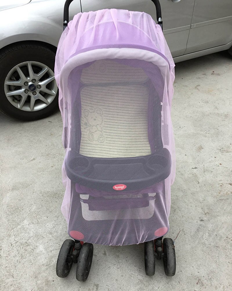 Sommer 1 stücke Baby Kinderwagen Kinderwagen Moskito Netz Insekt Schild Sicher Kleinkinder Schutz Gittergewebe Kinderwagen Zubehör Baby Pflege: rosa