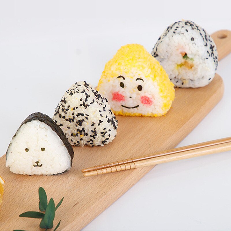 DIY Sushi Mold Onigiri Rice Ball Food Press Form Sushi Mold Onigiri Rice Ball Bento Press Maker Mold DIY Tool
