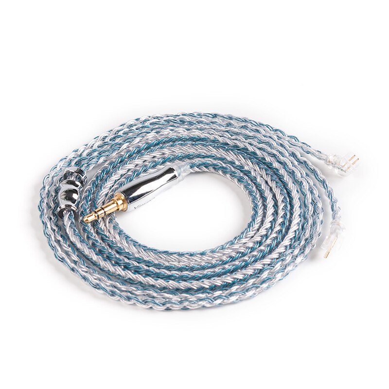 Yinyoo 16 Core High Purity Silver Plated Cable 2.5/3.5/4.4MM with MMCX/2PIN/QDC/TFZ for KZZS10 PRO ZSN PRO BLON BL-03 BL-05 BL05: 3.5TFZ