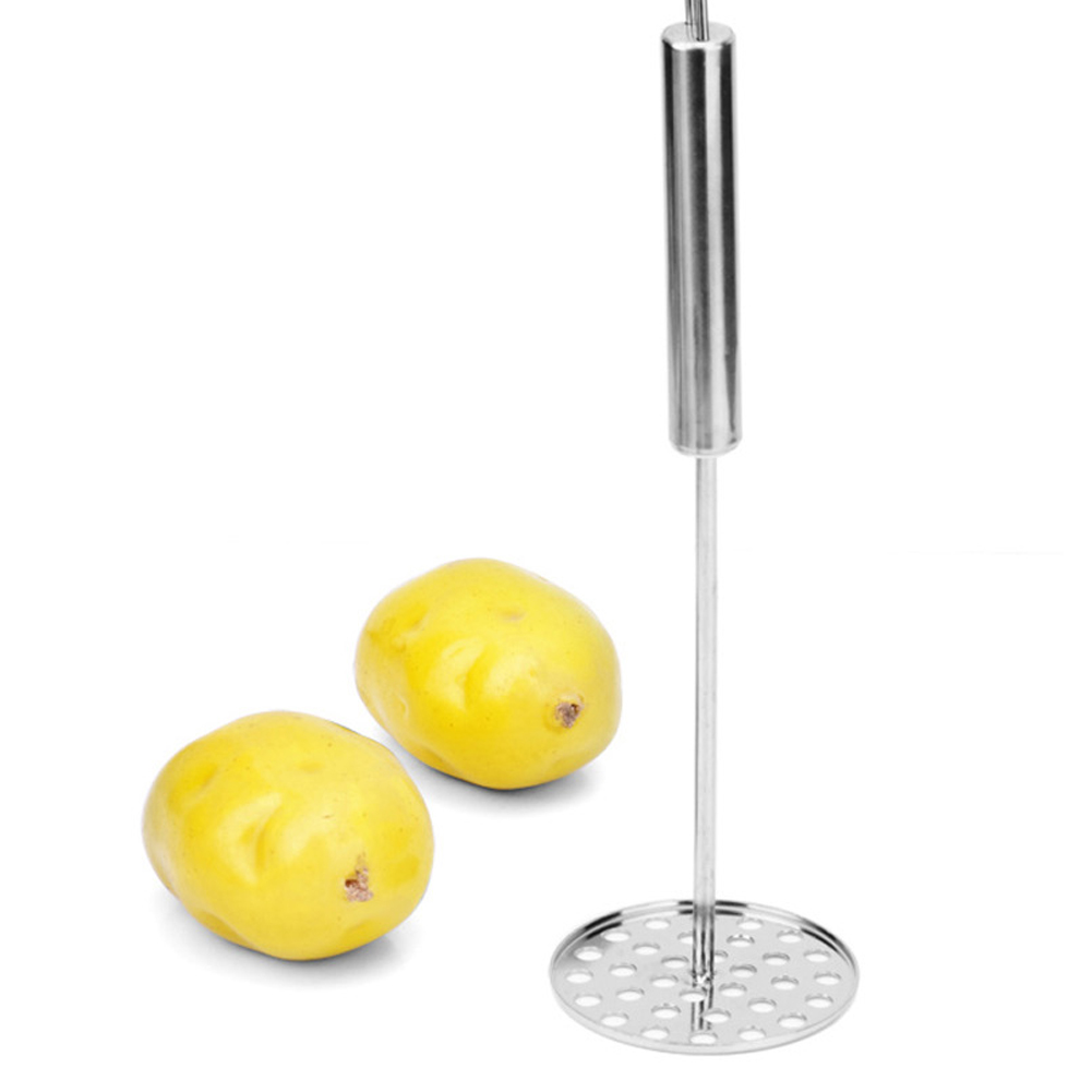 Edelstahl Kartoffel Drücker Glatte Püriert Gedrückt Kartoffel Stampfer Ricer Püree Saft Hersteller Kartoffeln Brecher Obst Werkzeuge