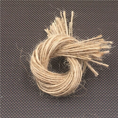 50 Stuks 3Cm Ronde Kledingstuk Kleine Papieren Etiketten Verpakking Decoratie Liefde Papieren Kaart Prijs Hang Tag: 50pcs rope