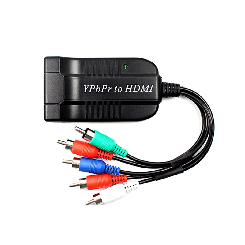 Componente al Convertitore di HDMI 5RCA RGB YPbPr a HDMI Supporta 1080P video o Convertitore Adattatore per DVD: Default Title