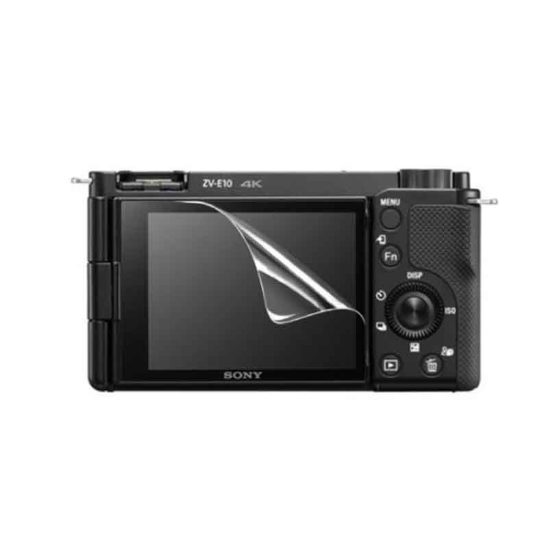 3 sztuki PET Screen Protector Cover Clear Soft Protective Film dla Sony ZV1 ZV-1/ZV-1F ZV1F/ZV-E10 ZVE10 Vlog Camera Display Guard