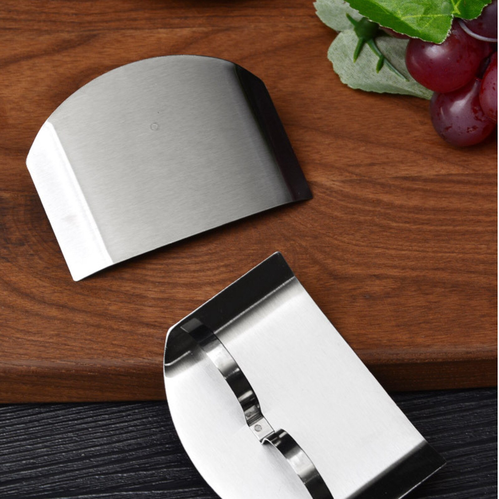 stainless steel kitchen tool hand finger protection knife slice safety protection personal safety easy-cut cooking tools#60