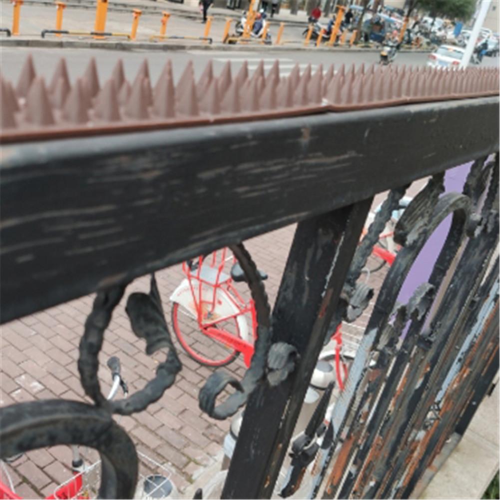 5PCS/Set Harmless Plastic Defender Bird Spike Wild Cat Fence Spikes Yard Proof Bird Spikes Fence For Anti-Climbing Security