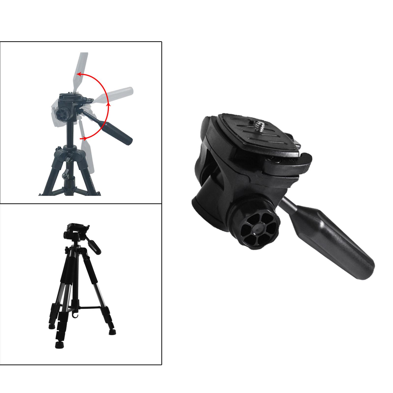 Kamera Stativ kopf Präzisions einstellung 3/8 "3/4" Gewinde mit Platte Panorama montieren Adapter für Stativ DSLR Camcorder