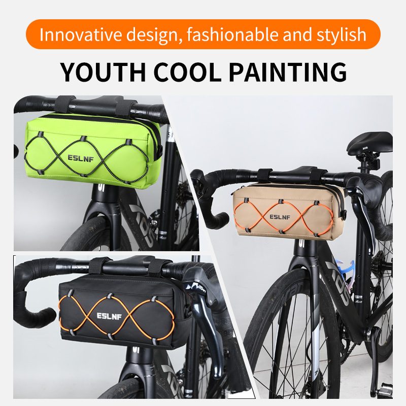 Sac de guidon de vélo étanche et isolé, sacoche portable, multifonctionnel, pour VTT et vélo de route