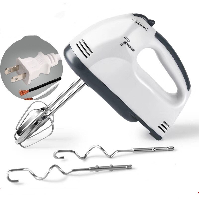 Mélangeur électrique manuel à 7 vitesses, batteur d'œufs automatique, crème alimentaire, gâteau, pâte de cuisson