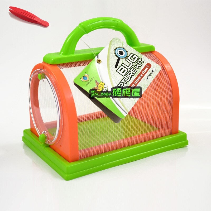 Insect Collector Outdoor Exploration Nature Insect Collection Box Capture Tool Children Insect Observation Box: Color-A