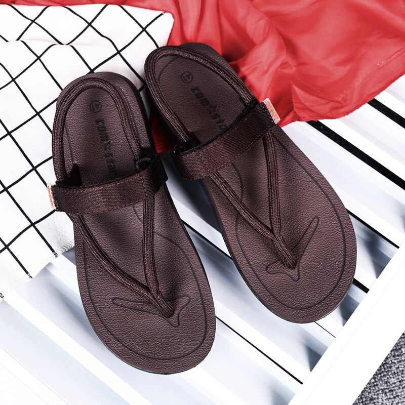 Classics mannen Sandalen Air Mesh Naaien Solid Zomer Schoenen Basic Voor Achter Band Lage Mannen Strand Schoenen