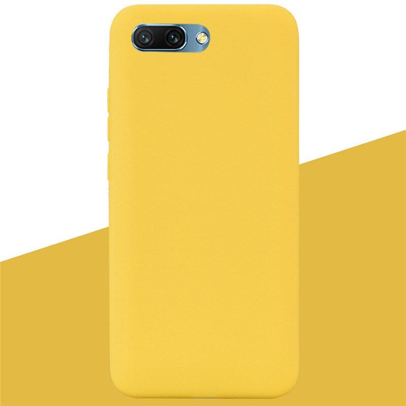 Capa de silicone para col honor 10, capa 5.84 fina, macia, tpu, proteção traseira para col honor 10 col l29: 6 Yellow