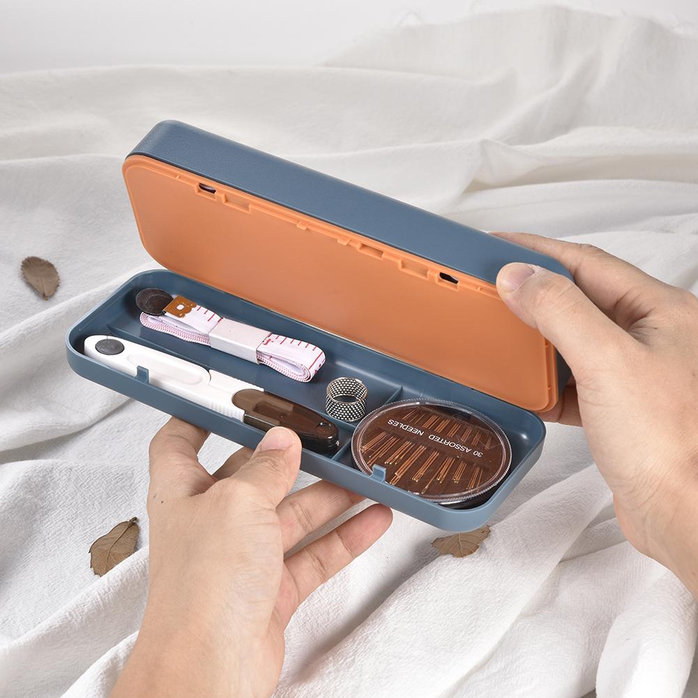 51PCS/Set Household Sewing Box Set Portable Multi-function Sewing Kit Hand Sewing Needle Storage Box