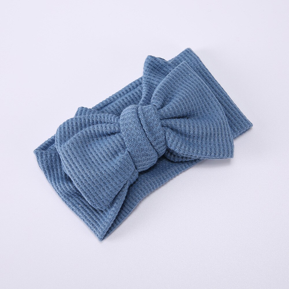 diadema bebe niña diadema niña lazos pelo niña bebe turbantes para bebes accesorios bebe diademas para bebe niña lazos pelo niña Diadema de bebé con lazo para niña,diademas para niña: 12Blue