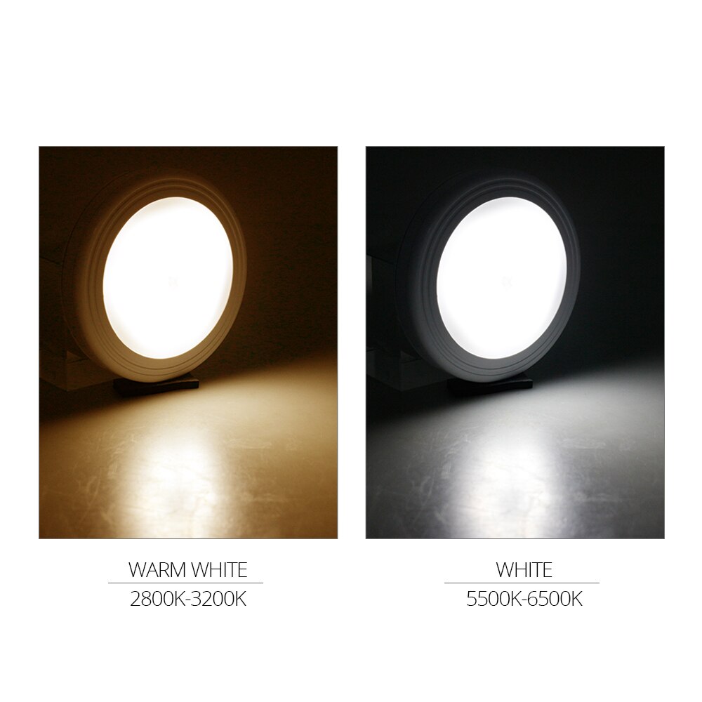 Vacamm Wandlamp LED PIR Motion Sensor Auto On/Off Batterij Operated Lamp Voor Indoor Gang Gangpad Trappen Warm wit/Wit