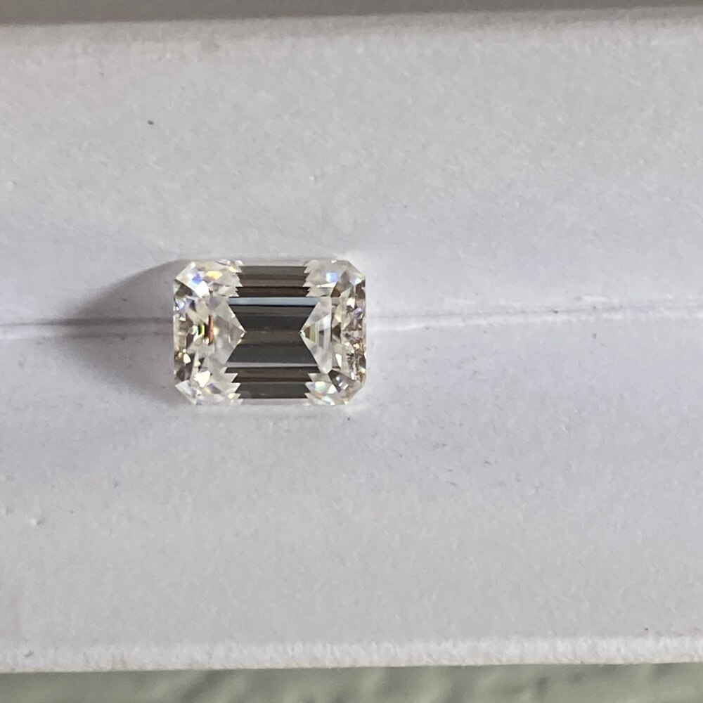 Moissanite Met Gra Certificaat D Vvs Wit Lab Grown Diamond Emerald Cut 3X5Mm Moissanite Losse moissanite Stenen