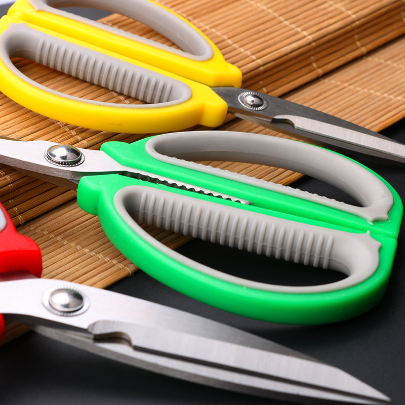 Huishoudelijke Tailor Schaar Draad Stof Cutter Office Security Plastic Handvat Kinderen Briefpapier Diy Rvs Schaar G