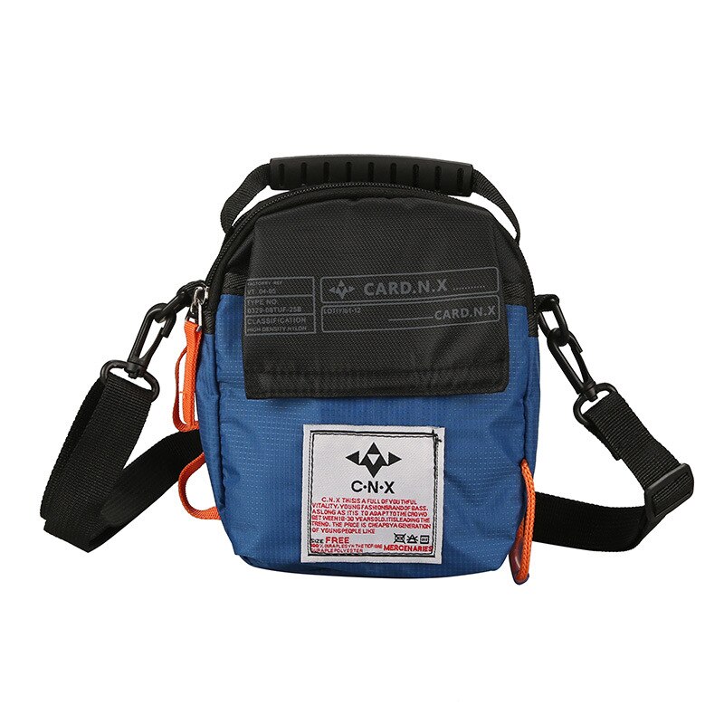 Men&#39;s Bag Messenger Bag Male Waterproof Oxford Travel Hip Hop Streetwear Shoulder Crossbody Bags Handbag Casual Mini Briefcase: blue