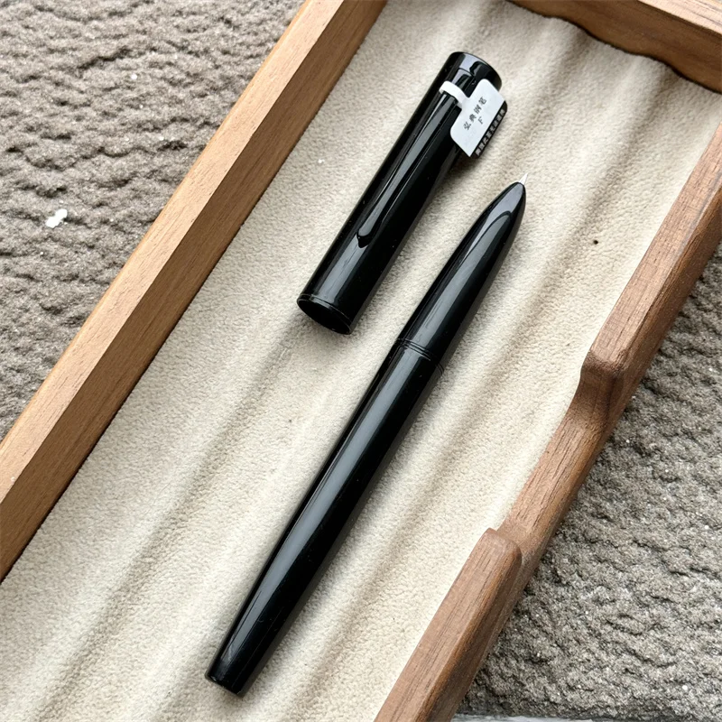 Hongdian C1 Exquisite Explorer Simple Classic Retro Fountain Pen EF F Hooded Nib School Office Supplies Writing Ink Pens