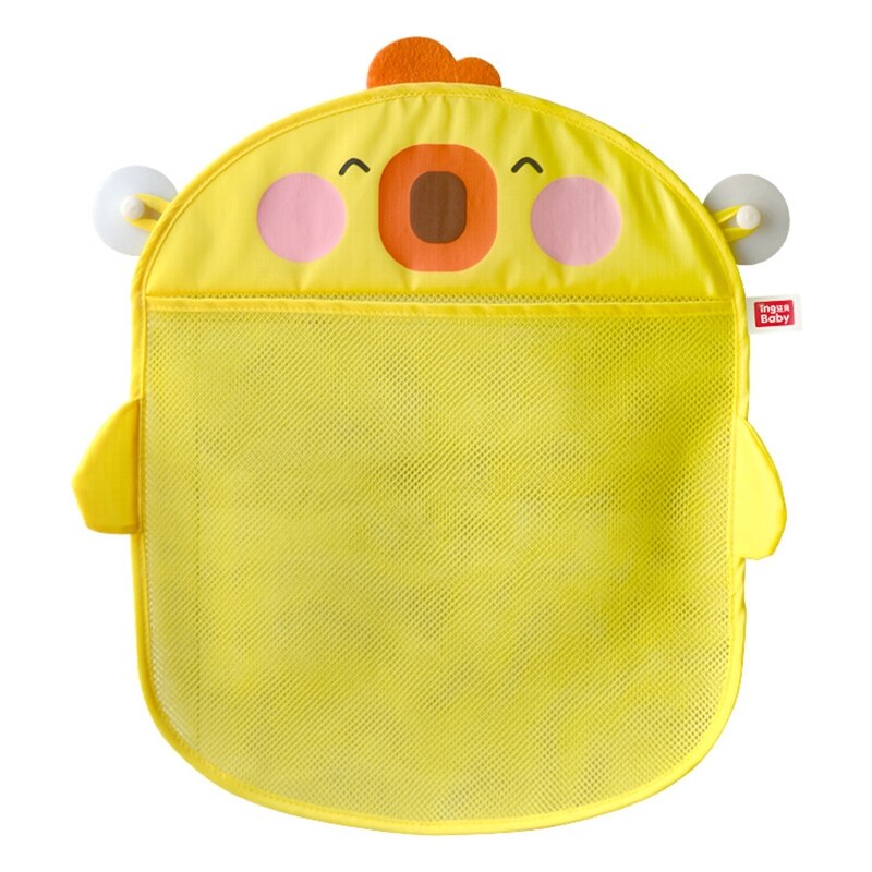 Net Mesh bag for kids Bath Toys Toddler Bath Toy White/Yellow Duck with Hook Storage Bag for Kids Toiletries игрушки для детей: Yellow Duck