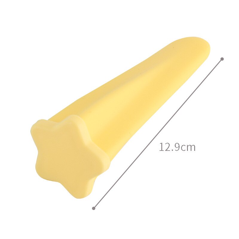 50Pcs/Set Popsicle Sticks Natural Wooden Pop Popsicle Sticks 9.2CM Length Wood Craft Ice Cream Sticks Popsicl Accesorios: Yellow