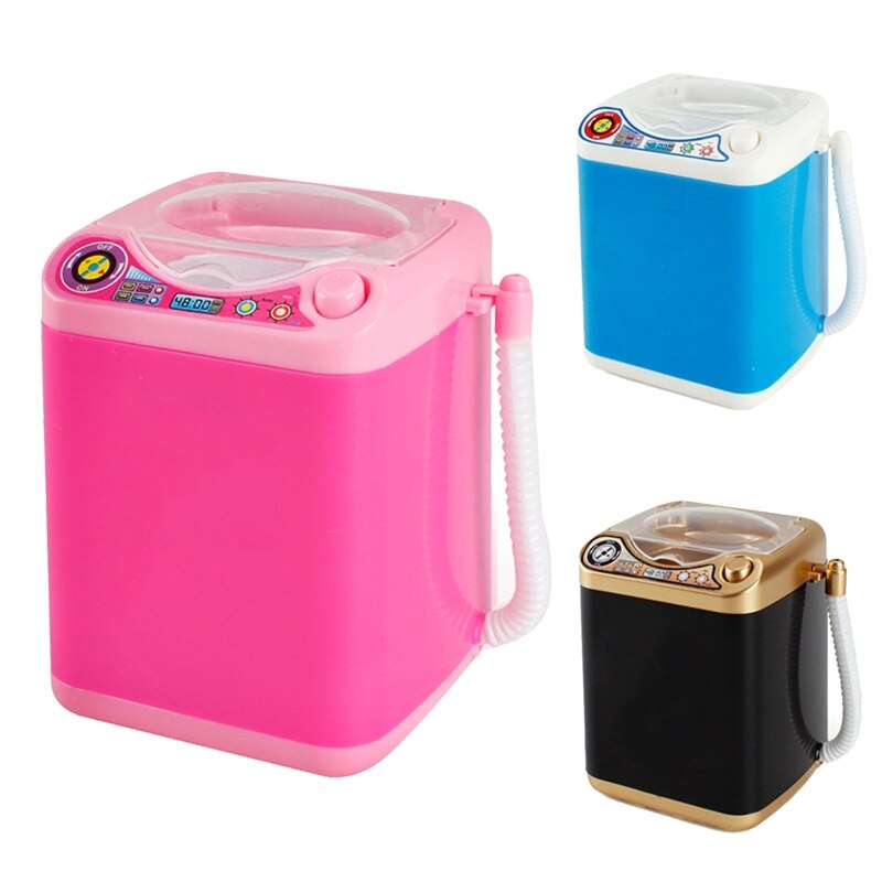 Automatic Mini Washing Machine Makeup Sponge Powder Puff Cleaning Machine U7EE