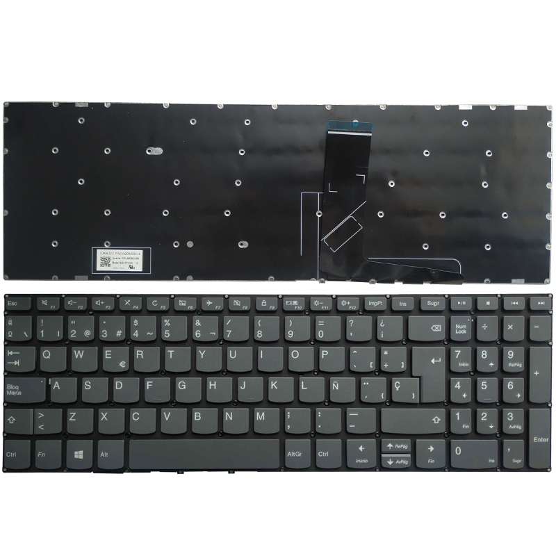 Spanish/SP laptop Keyboard for Lenovo IdeaPad 3-15IJL05 3-15IML05 3-15ITL05 3-15ADA05 3-15ARE05 3-15IGL05 3-15IIL05