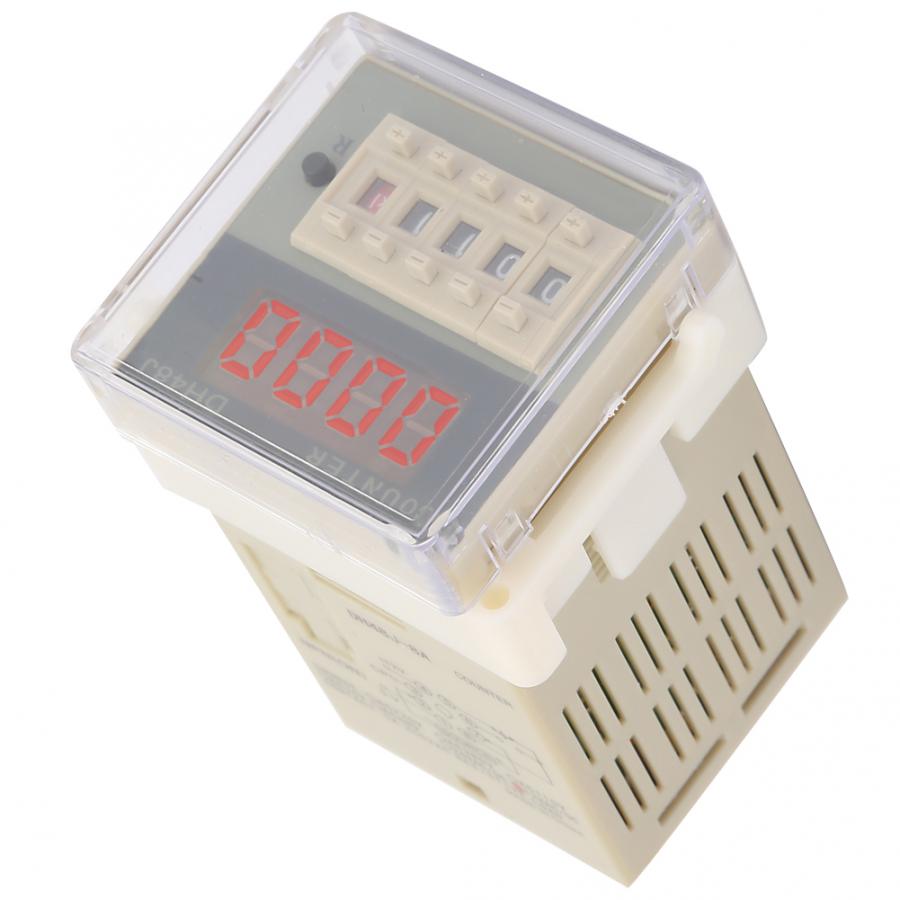 Digital Counter O111ROM DH48J-8A LCD Digital Electronic 8 Pins Counter Delay Time Relay 0-999900