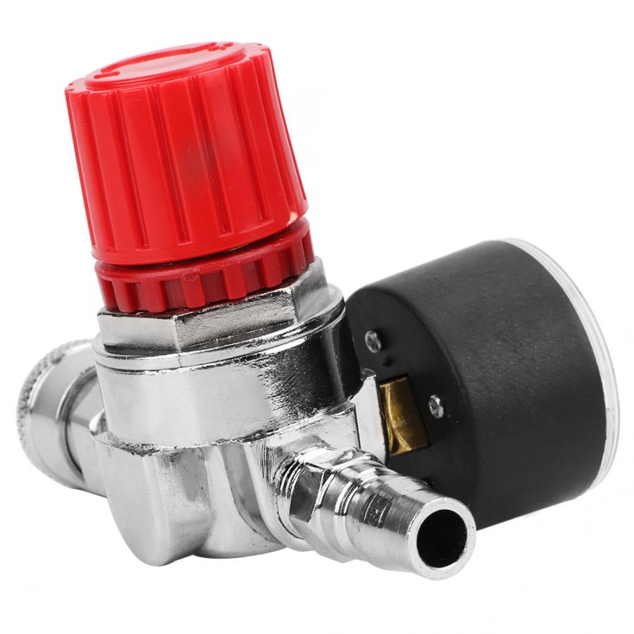 Drukregelaar Schakelaar Regelklep Gauge Met Mannelijke/Vrouwelijke Connector Voor Air Compressor Pressure Control Pneumatisch Gereedschap