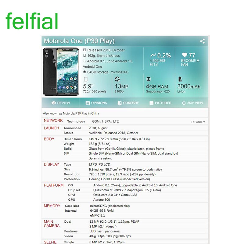 10 Stks/partij Voor Motorola Moto Een Front Outer Glas Lens P30 Spelen XT1941 Touch Screen Lcd Panel Glas Met Oca holle Lijm