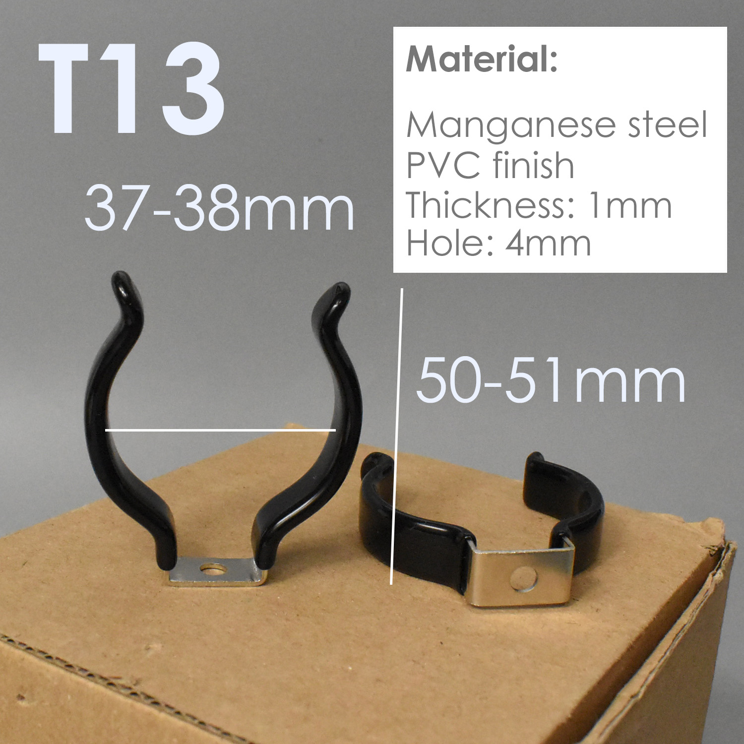 Excellent Flexibility Black PVC Coated Prevent Sag... – Grandado