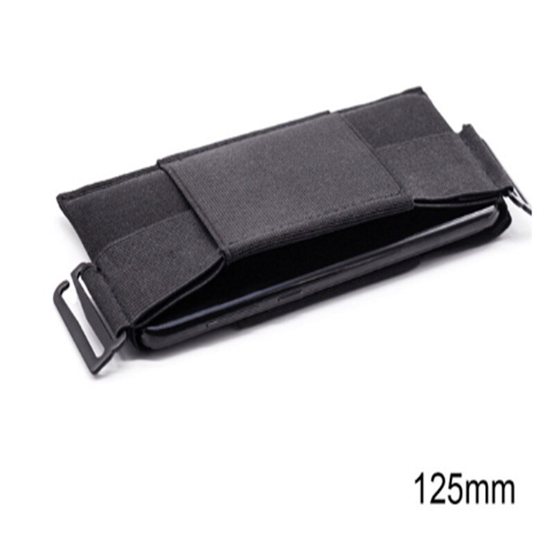 Mode Minimalistische Onzichtbare Portemonnee Unisex Heuptas Mini Pouch Veilig Voor Key Card Telefoon Outdoor Sport Taille Packs Zwart: S