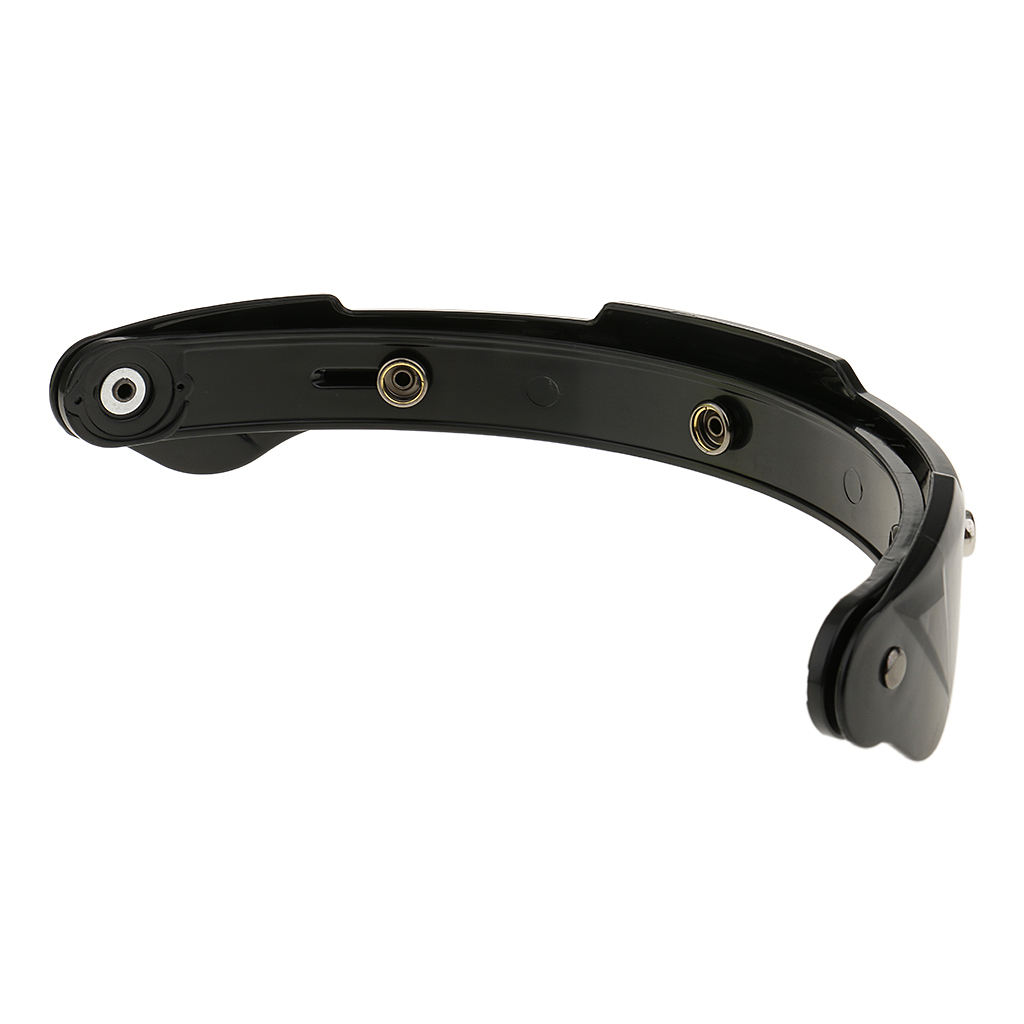 Motorcycle Flip UP Down Helmet Open Face Shield Visor Lens+Base for