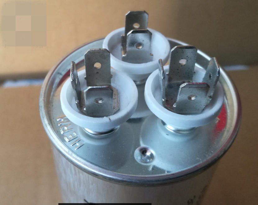 1Pc 450VAC/400VAC 30uF+1.5uF Motor Run Start Capacitor for Air Conditioner 30/1.5UF